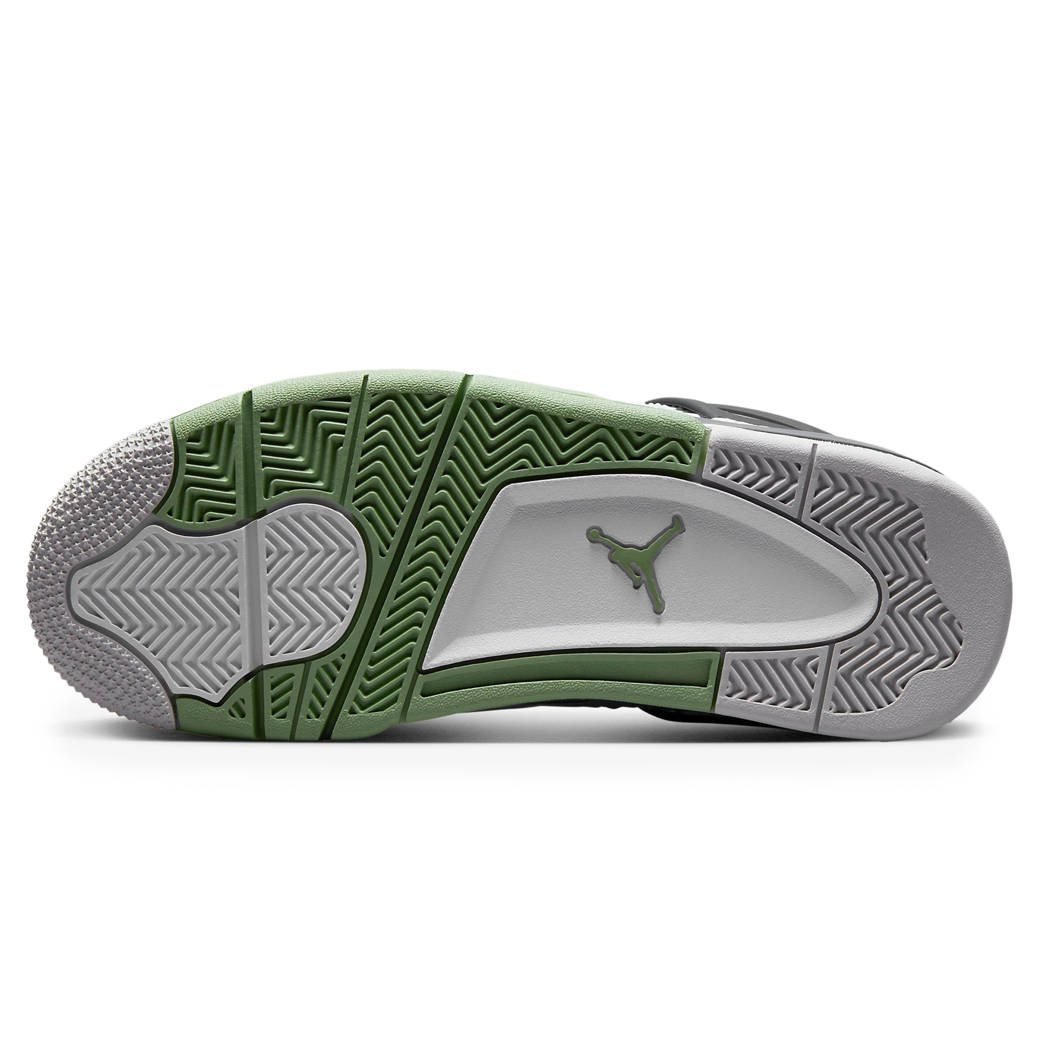 Sole view of Air Jordan 4 Retro Seafoam (W) AQ9129-103